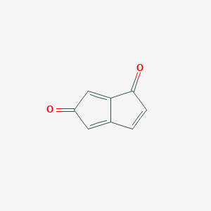 molecular formula C8H4O2 B14254900 Pentalene-1,5-dione CAS No. 395640-72-9