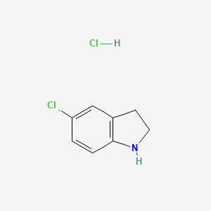 molecular formula C8H9Cl2N B1425495 5-Chloroindoline hydrochloride CAS No. 1013398-58-7