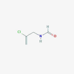 molecular formula C4H6ClNO B14254957 Formamide, N-(2-chloro-2-propenyl)- CAS No. 188988-52-5