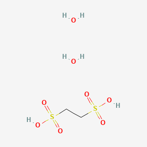 molecular formula C2H10O8S2 B1425496 1,2-Ethanedisulfonic Acid Dihydrate CAS No. 5982-56-9