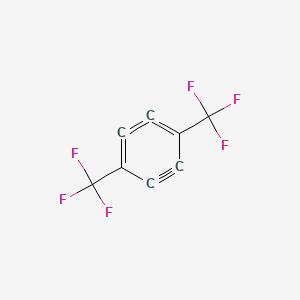 molecular formula C8F6 B14254982 1,4-Bis(trifluoromethyl)cyclohexa-1,2,3-trien-5-yne CAS No. 223432-38-0