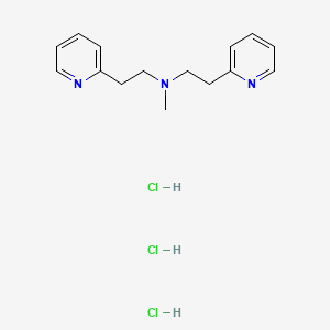 molecular formula C15H22Cl3N3 B1425500 N-Methyl-N,N-bis(2-pyridylethyl)amine Trihydrochloride CAS No. 2095467-43-7