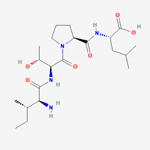 molecular formula C21H38N4O6 B14255014 L-Isoleucyl-L-threonyl-L-prolyl-L-leucine CAS No. 182916-28-5