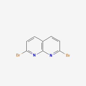 molecular formula C8H4Br2N2 B1425504 2,7-Dibromo-1,8-naphthyridine CAS No. 64976-53-0
