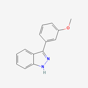 molecular formula C14H12N2O B1425506 3-(3-Methoxy-phenyl)-1H-indazole CAS No. 885271-14-7