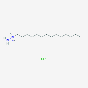 molecular formula C16H37ClN2 B14255076 Hydrazinium, 1,1-dimethyl-1-tetradecyl-, chloride CAS No. 173866-53-0