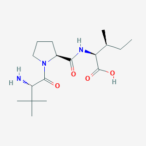 molecular formula C17H31N3O4 B14255082 3-Methyl-L-Valyl-L-Prolyl-L-Isoleucine CAS No. 482349-03-1