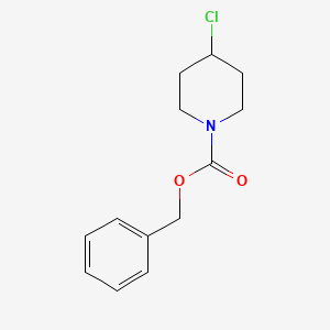 molecular formula C13H16ClNO2 B1425512 苄基4-氯哌啶-1-羧酸酯 CAS No. 885274-98-6