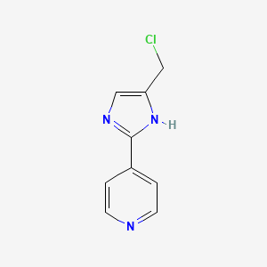 4-(5-Chloromethyl-1H-imidazol-2-YL)-pyridine