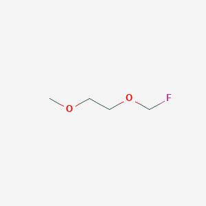 molecular formula C4H9FO2 B14255274 Ethane, 1-(fluoromethoxy)-2-methoxy- CAS No. 252769-26-9