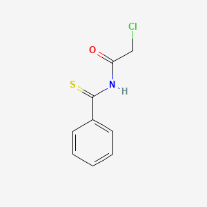 molecular formula C9H8ClNOS B1425528 2-Chloro-N-thiobenzoyl-acetamide CAS No. 1208081-70-2