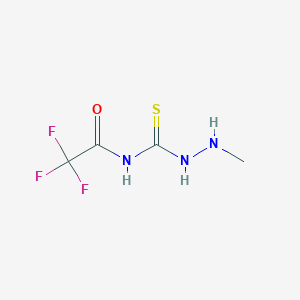 molecular formula C4H6F3N3OS B1425531 1-Methyl-4-trifluoroacetylthiosemicarbazide CAS No. 110932-26-8