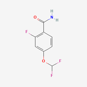 4-(Difluoromethoxy)-2-fluorobenzamide