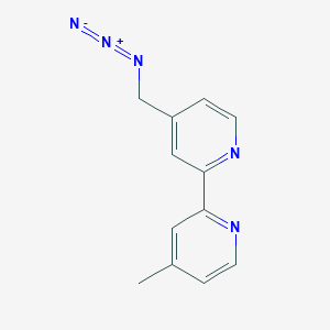 molecular formula C12H11N5 B14255325 4-(Azidomethyl)-4'-methyl-2,2'-bipyridine CAS No. 379669-92-8