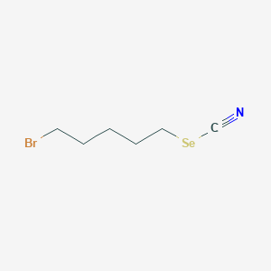 molecular formula C6H10BrNSe B14255347 Selenocyanic acid, 5-bromopentyl ester CAS No. 169173-52-8