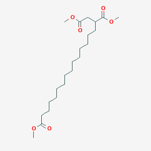 molecular formula C22H40O6 B14255404 Trimethyl hexadecane-1,2,16-tricarboxylate CAS No. 185760-23-0