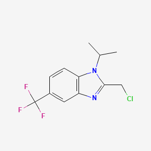 2-Chloromethyl-1-isopropyl-5-trifluoromethyl-1H-benzoimidazole