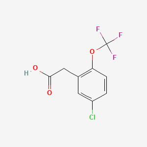 5-Chloro-2-(trifluoromethoxy)phenylacetic acid