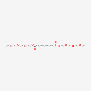 molecular formula C26H50O10 B14255539 Bis(2-(2-(2-ethoxyethoxy)ethoxy)ethyl) decanedioate CAS No. 399023-92-8