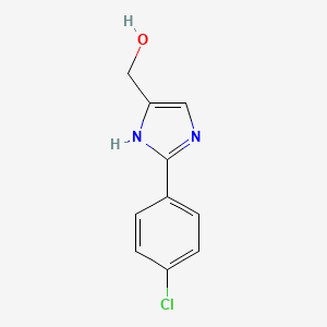 4-Hydroxymethyl-2-(4-chlorophenyl)-3H-imidazole