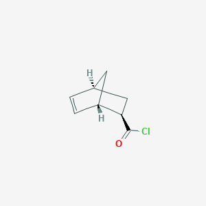 molecular formula C8H9ClO B14255729 Bicyclo[2.2.1]hept-5-ene-2-carbonylchloride, (1S,2R,4S)- CAS No. 214920-46-4