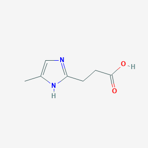 3-(4-Methyl-1H-imidazol-2-YL)propanoic acid