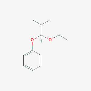 molecular formula C12H18O2 B14255846 (1-Ethoxy-2-methylpropoxy)benzene CAS No. 487048-20-4