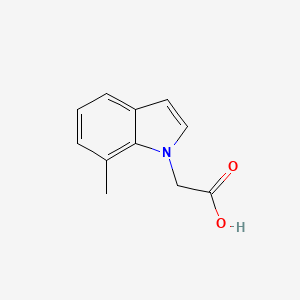 molecular formula C11H11NO2 B1425586 2-(7-Methyl-1h-indol-1-yl)acetic acid CAS No. 1557814-37-5