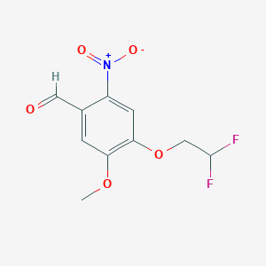 4-(2,2-Difluoroethoxy)-5-methoxy-2-nitrobenzaldehyde