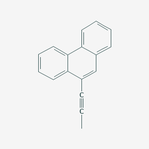 molecular formula C17H12 B14255887 Phenanthrene, 9-(1-propynyl)- CAS No. 185506-26-7