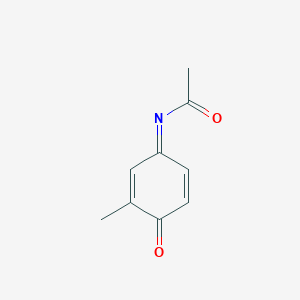 molecular formula C9H9NO2 B14255891 N-(3-Methyl-4-oxocyclohexa-2,5-dien-1-ylidene)acetamide CAS No. 393109-67-6