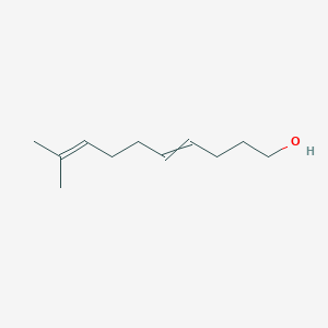 molecular formula C11H20O B14255892 9-Methyldeca-4,8-dien-1-ol CAS No. 341527-87-5
