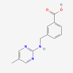 3-{[(5-Methylpyrimidin-2-yl)amino]methyl}benzoic acid