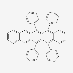 molecular formula C46H30 B14256109 5,6,13,14-Tetraphenylpentacene CAS No. 478799-49-4