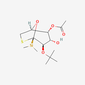 molecular formula C14H25O5SSi B14256115 CID 136250523 