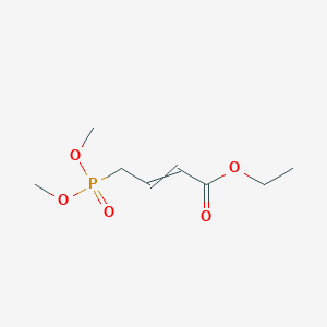 molecular formula C8H15O5P B14256253 Ethyl 4-(dimethoxyphosphoryl)but-2-enoate CAS No. 170701-74-3