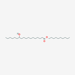 molecular formula C28H56O3 B14256258 Decyl 12-hydroxyoctadecanoate CAS No. 213965-26-5