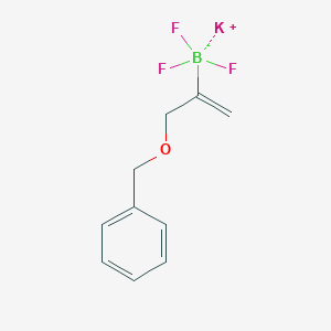 molecular formula C10H11BF3KO B1425627 Potassium (3-(benzyloxy)prop-1-EN-2-YL)trifluoroborate CAS No. 1376707-99-1