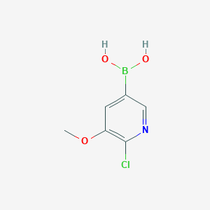 (6-Chloro-5-methoxypyridin-3-yl)boronic acid