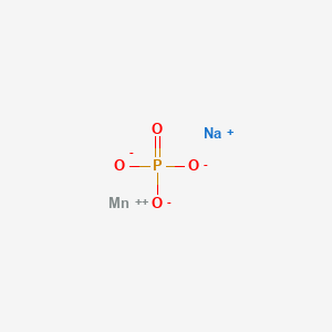 molecular formula MnNaO4P B14256318 Manganese(2+) sodium phosphate (1/1/1) CAS No. 477779-62-7