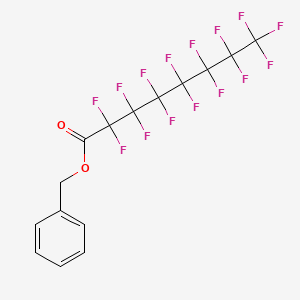 molecular formula C15H7F15O2 B14256349 Benzyl pentadecafluorooctanoate CAS No. 208663-34-7