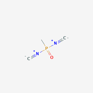 molecular formula C3H3N2OP B14256370 Methylphosphonic diisocyanide CAS No. 173677-00-4