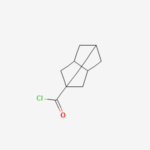 molecular formula C11H15ClO B14256389 Hexahydro-2,5-ethanopentalene-2(1H)-carbonyl chloride CAS No. 343857-47-6