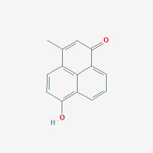 molecular formula C14H10O2 B14256420 6-Hydroxy-3-methyl-1H-phenalen-1-one CAS No. 477202-50-9