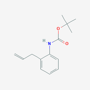 molecular formula C14H19NO2 B14256429 Carbamic acid, [2-(2-propenyl)phenyl]-, 1,1-dimethylethyl ester CAS No. 309974-70-7