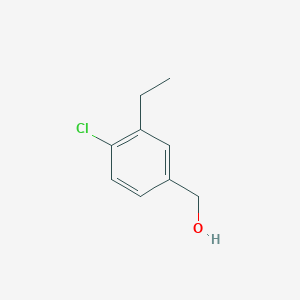 molecular formula C9H11ClO B1425650 4-Chloro-3-ethylbenzyl alcohol CAS No. 1314929-17-3