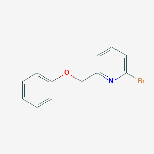 molecular formula C12H10BrNO B14256591 Pyridine, 2-bromo-6-(phenoxymethyl)- CAS No. 399031-16-4