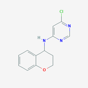 6-chloro-N-(3,4-dihydro-2H-1-benzopyran-4-yl)pyrimidin-4-amine