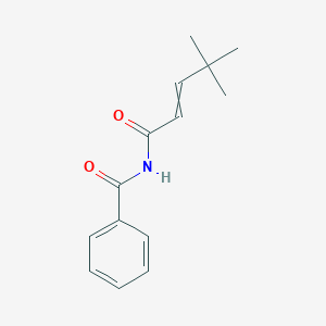 molecular formula C14H17NO2 B14256703 N-(4,4-dimethylpent-2-enoyl)benzamide CAS No. 247043-66-9