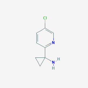 1-(5-Chloropyridin-2-yl)cyclopropan-1-amine